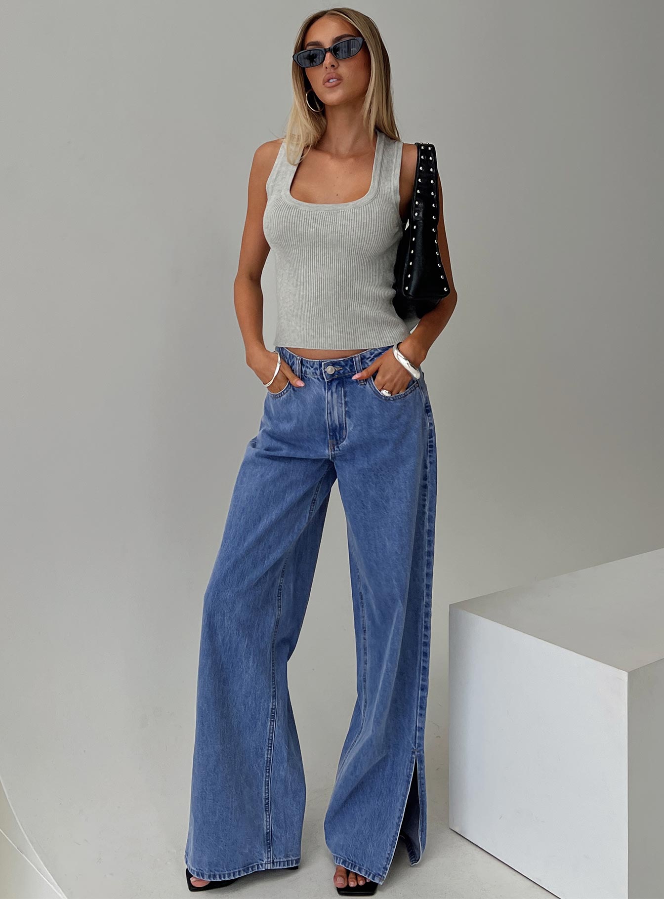 Issues Knit Top Grey - Image 8