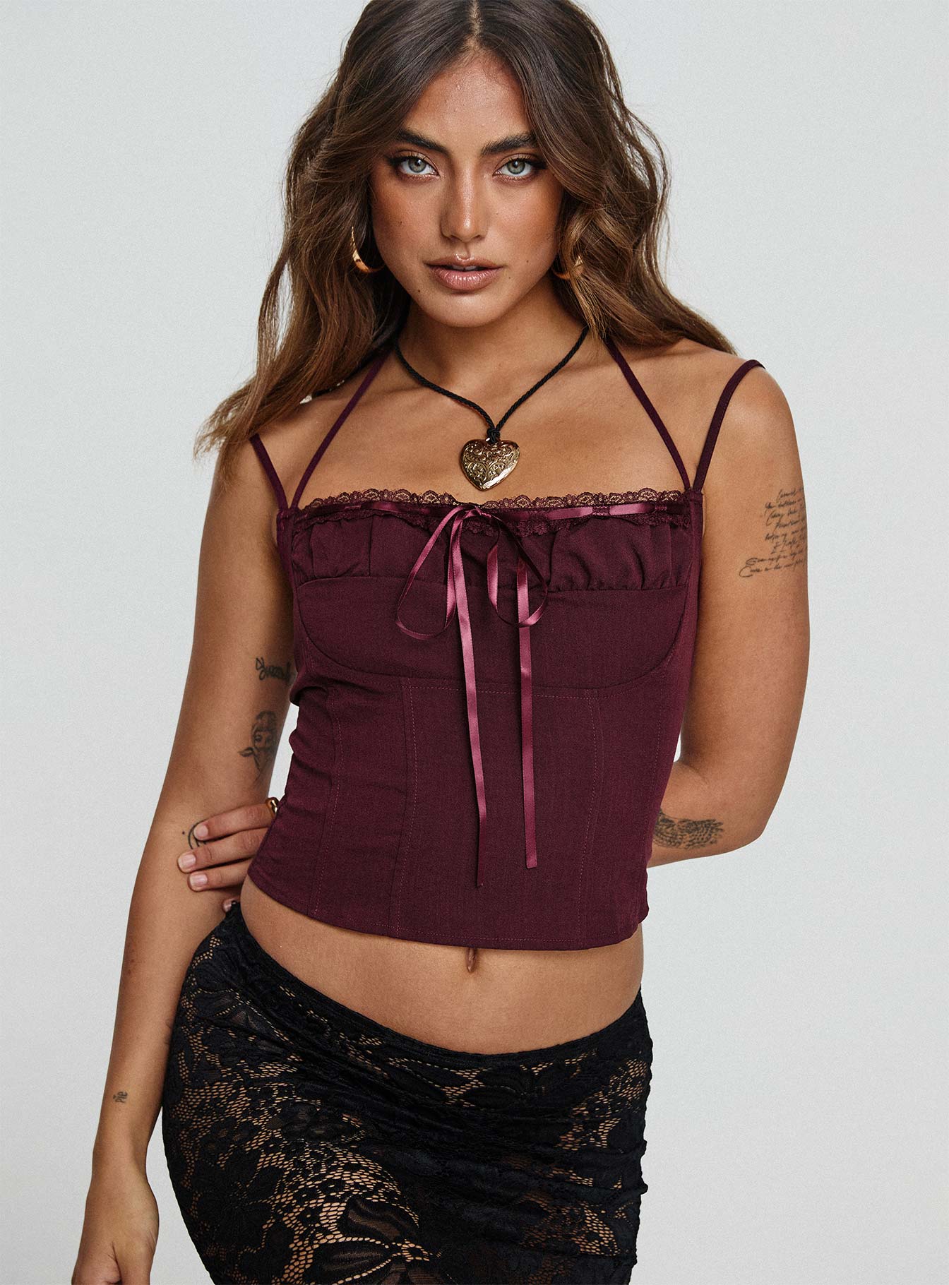 Trynia Top Burgundy - Image 8