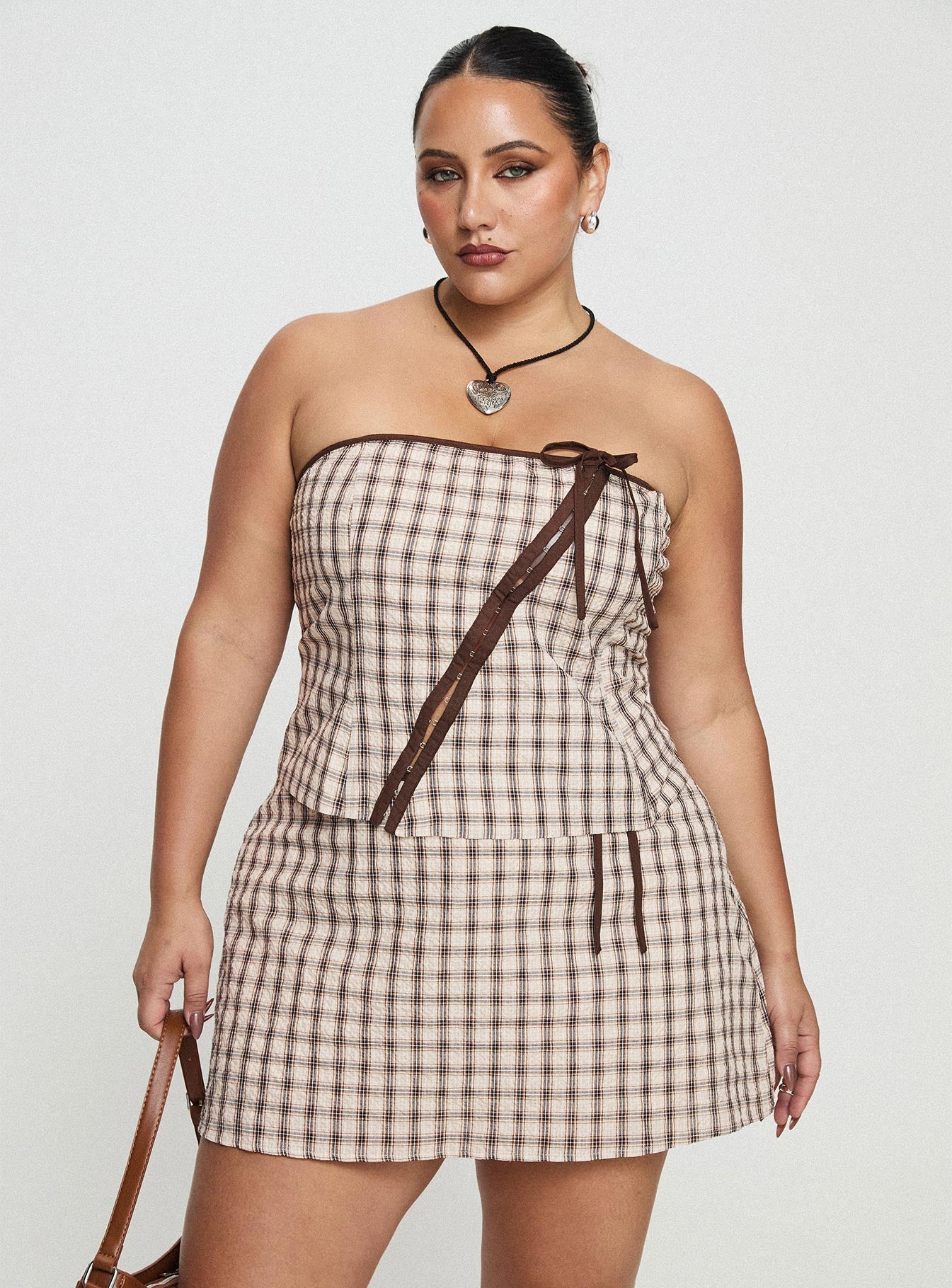 Be My Baby Top Plaid Curve - Image 9