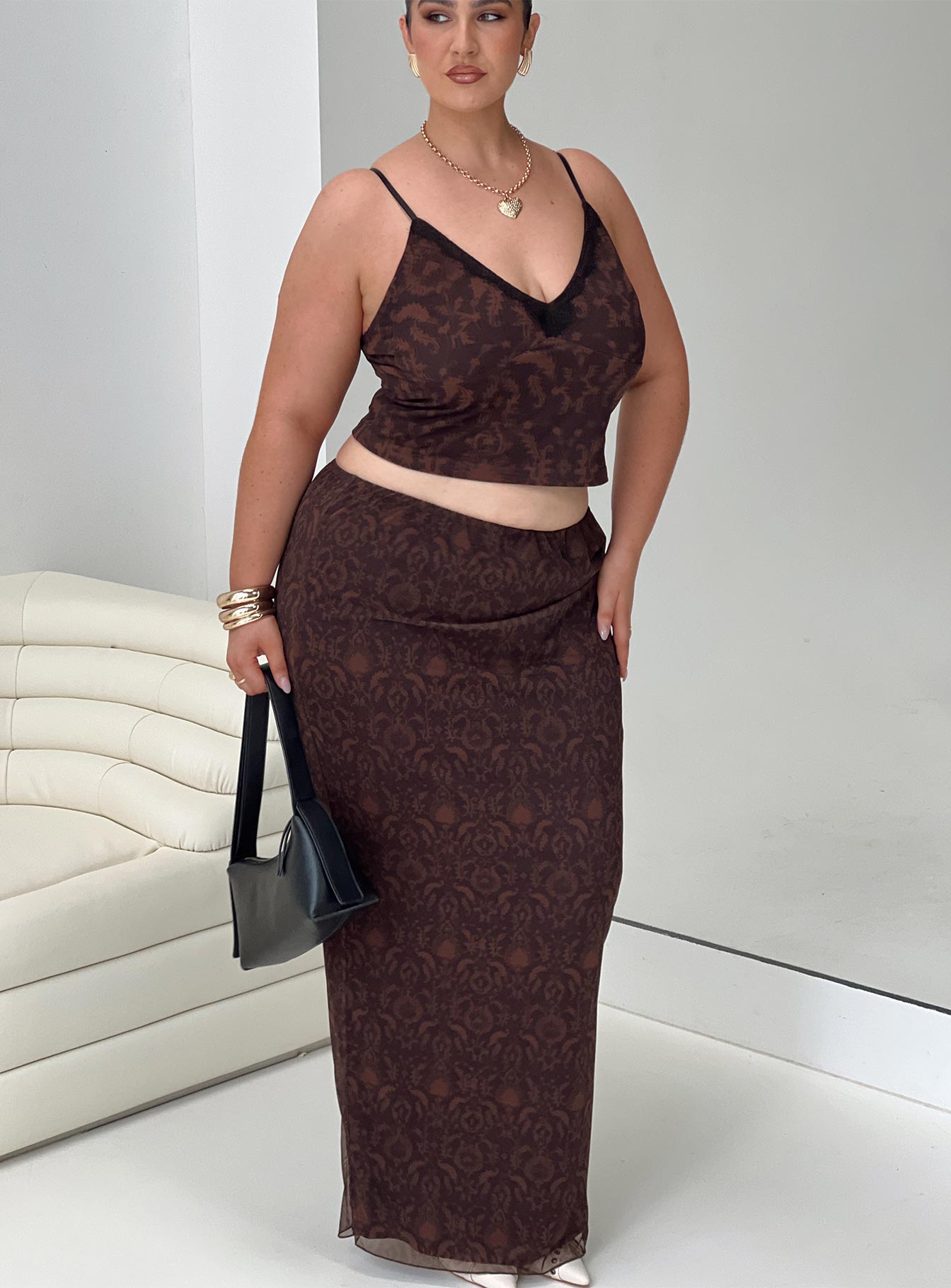 Hostona Maxi Skirt Mutli Curve - Image 9