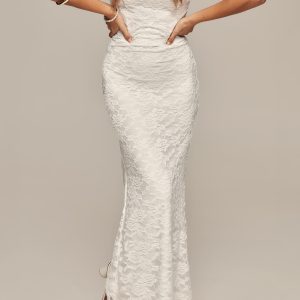 Lavelle Strapless Maxi Dress White