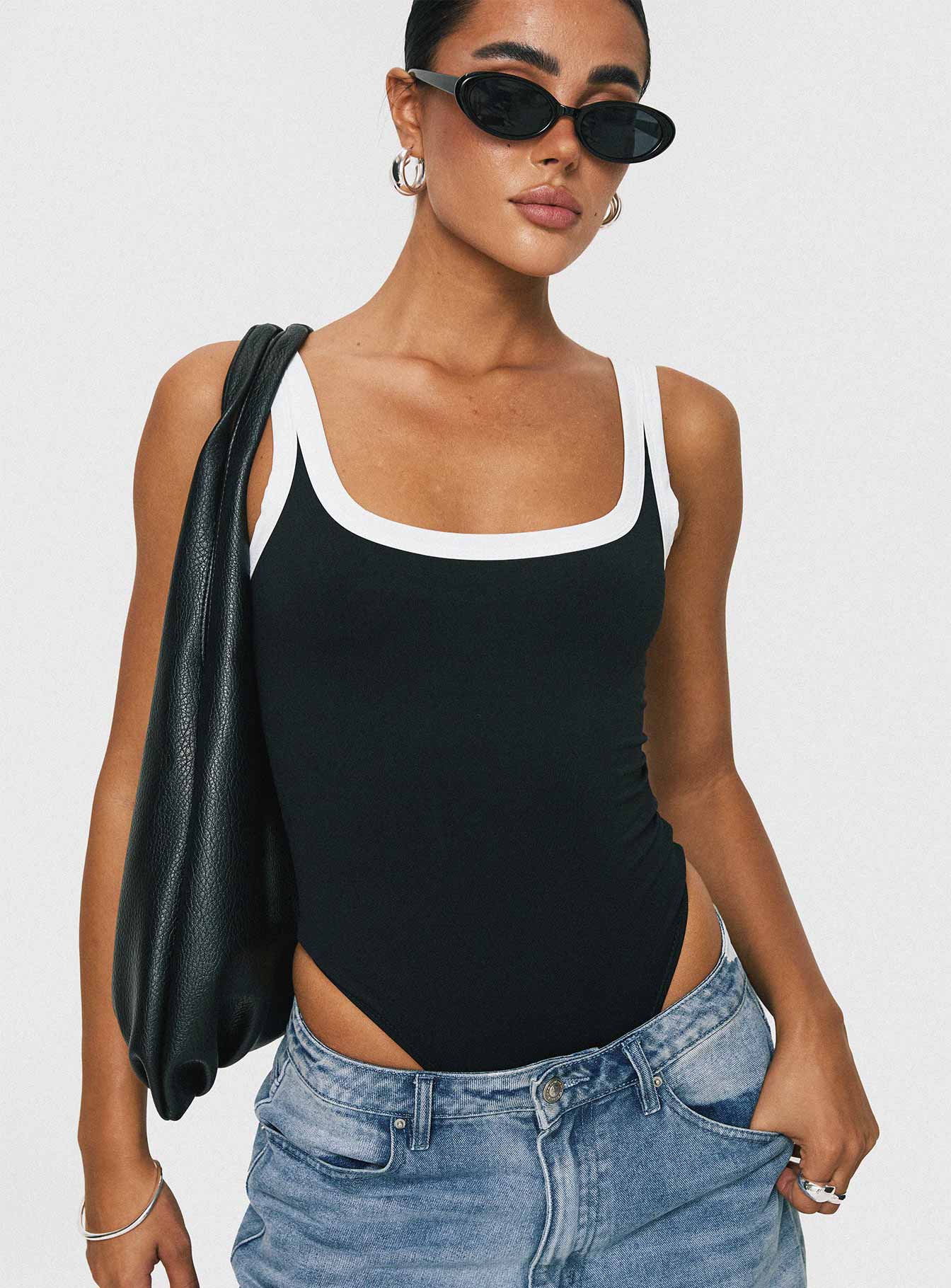 Astrea Bodysuit Black / White - Image 9