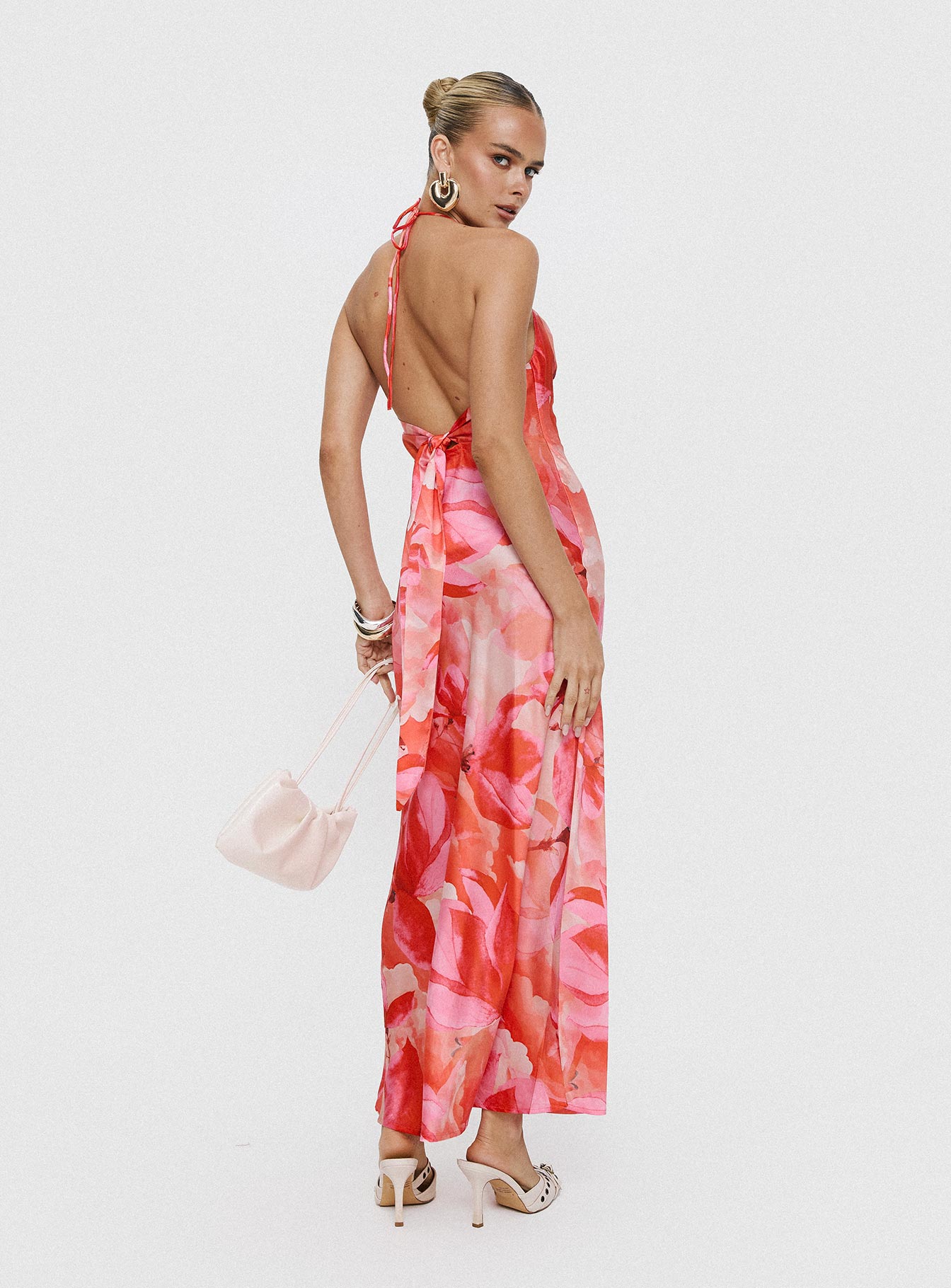 Simor Maxi Dress Red - Image 9