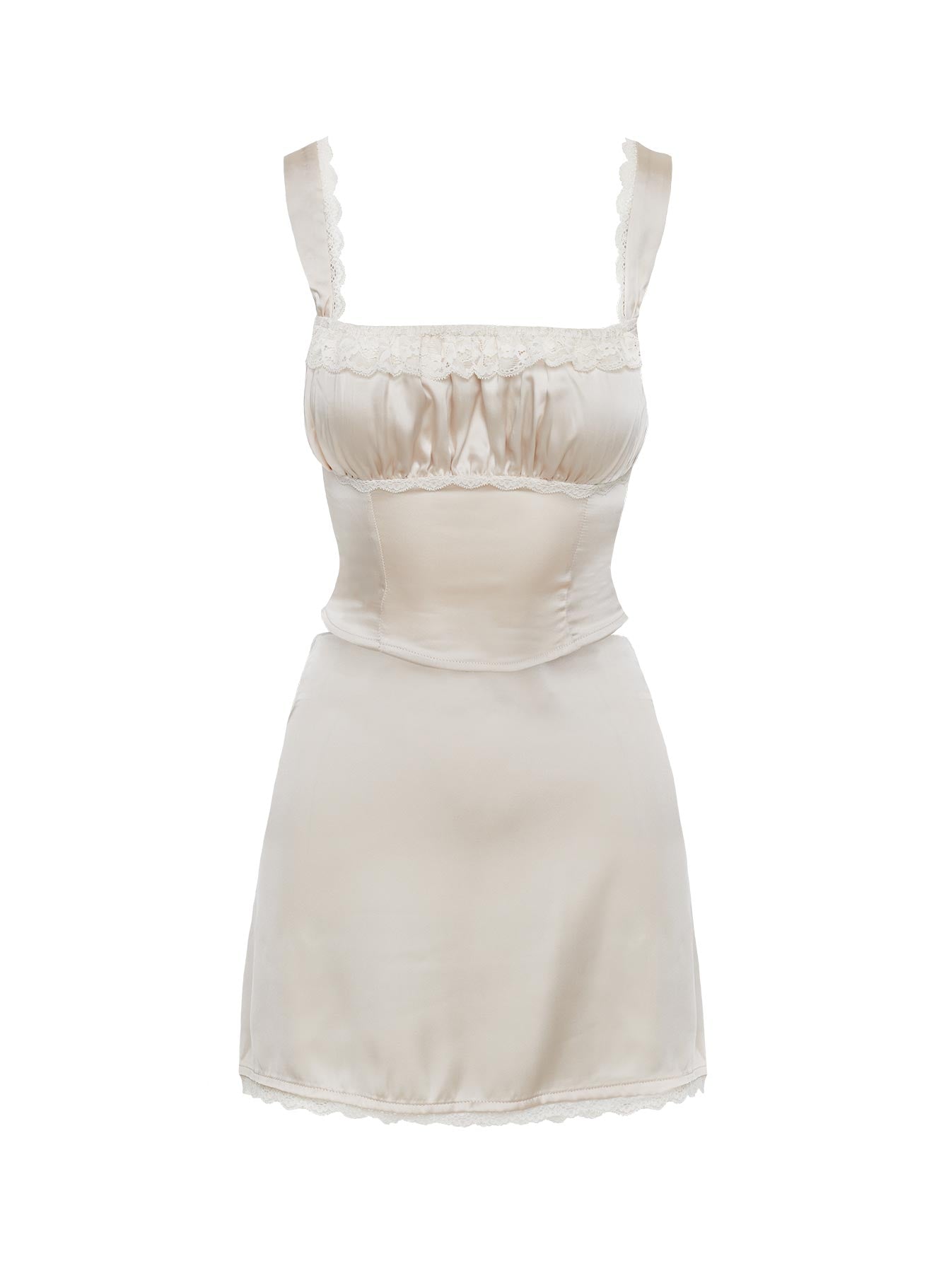 Acela Satin Set Cream Curve - Image 5