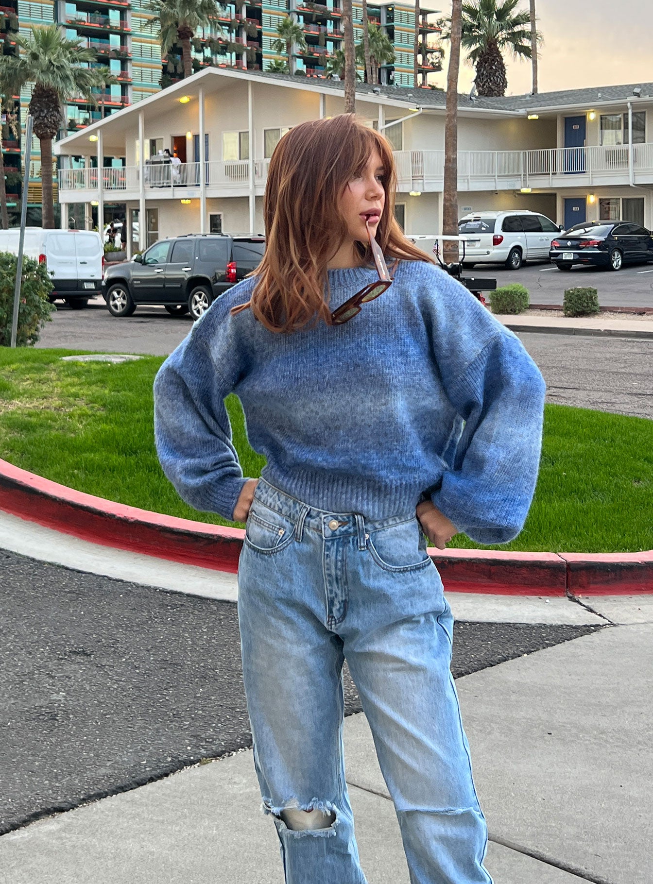 Adina Sweater Blue - Image 9