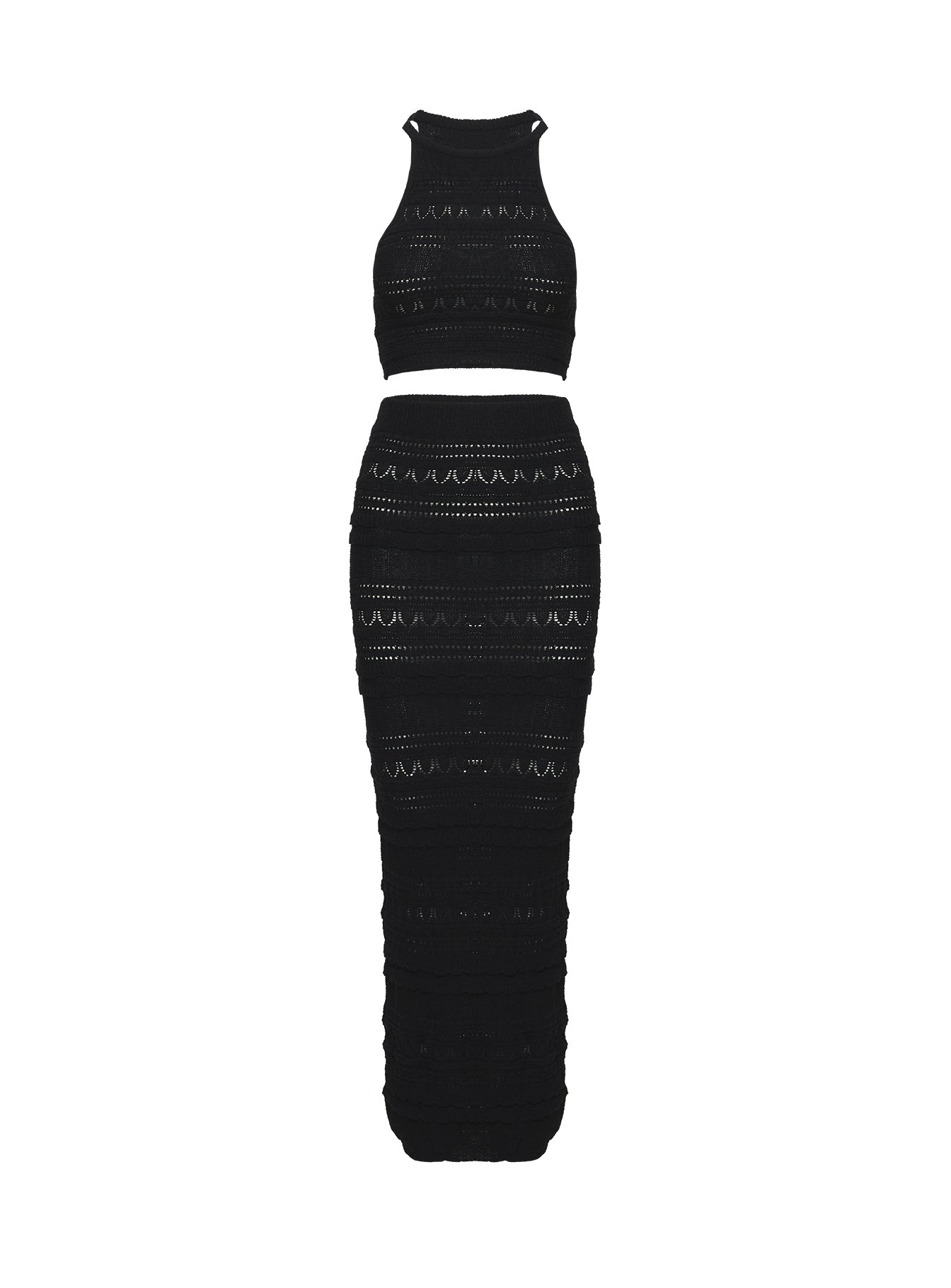 Alizeh Crochet Set Black - Image 6