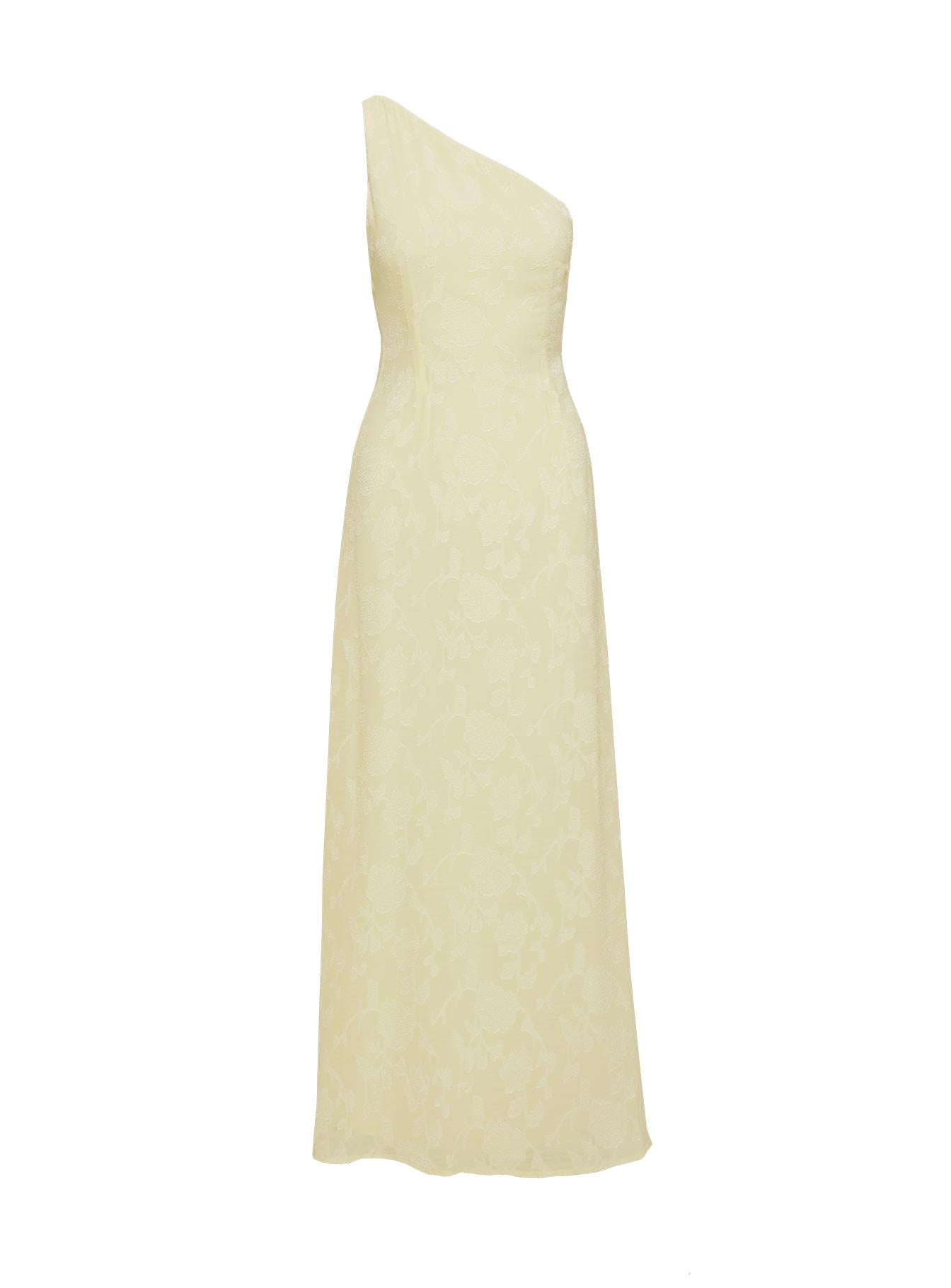 Analuisa One Shoulder Maxi Dress Yellow - Image 6