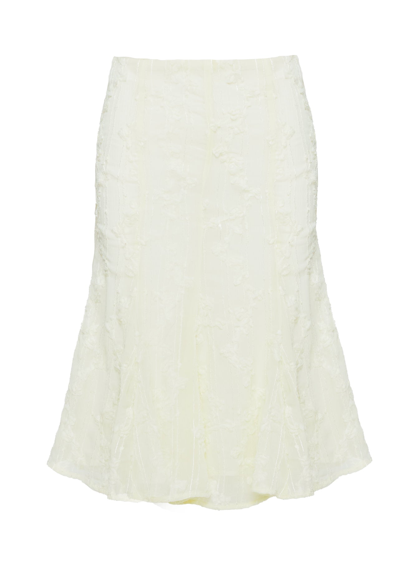 Aspyn Embroidered Midi Skirt Yellow - Image 5