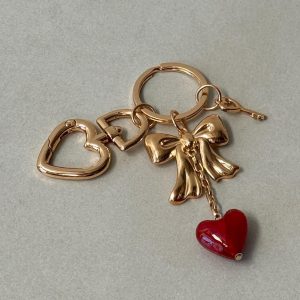 Aurelio Pendant Keyring Gold