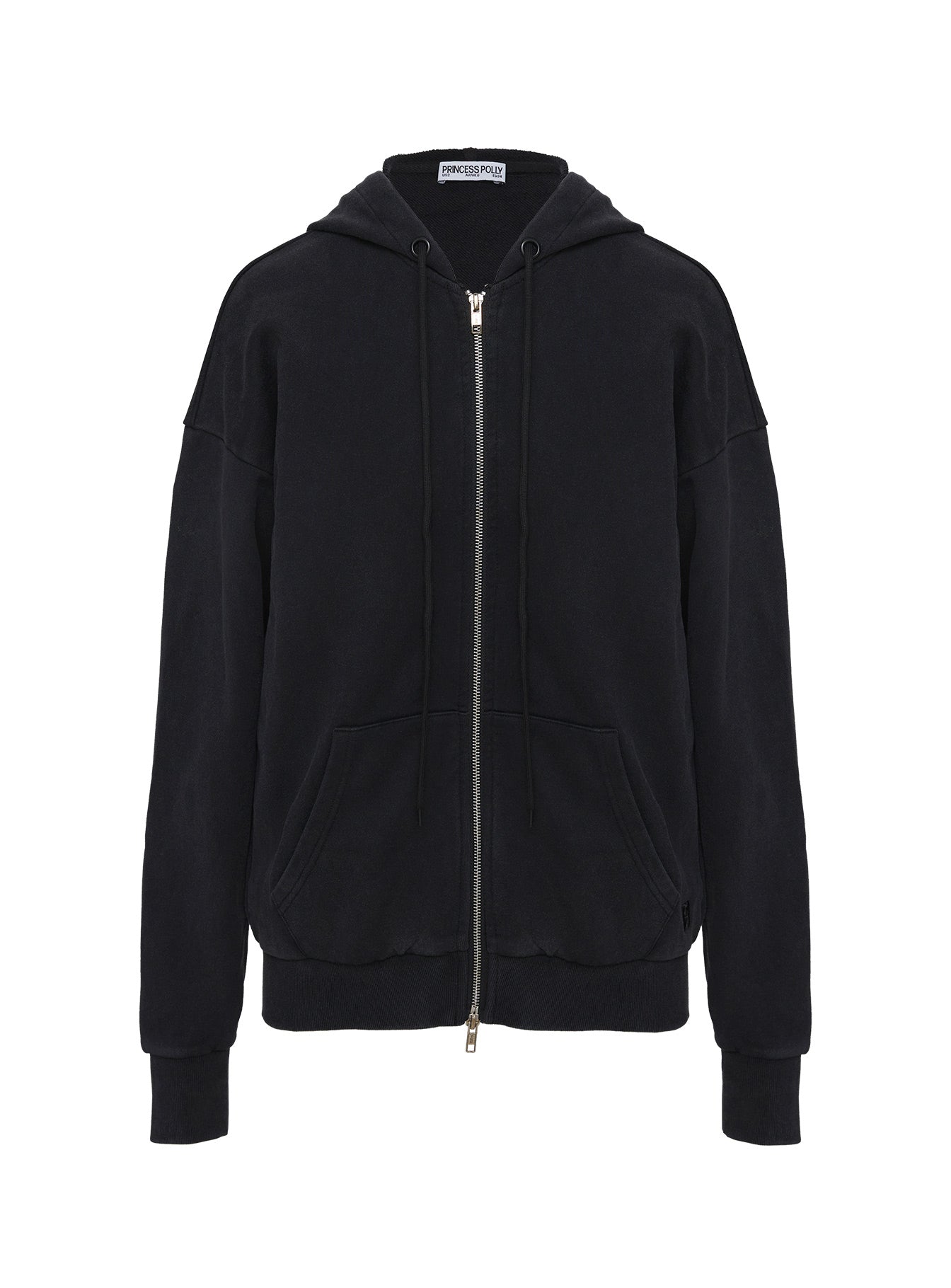 All Day Oversized Hoodie Washed Black - Image 6