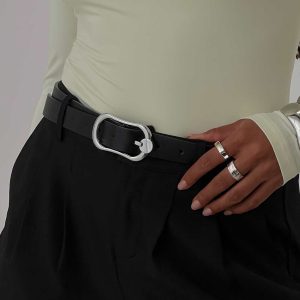 Ashtin Belt Black / Silver