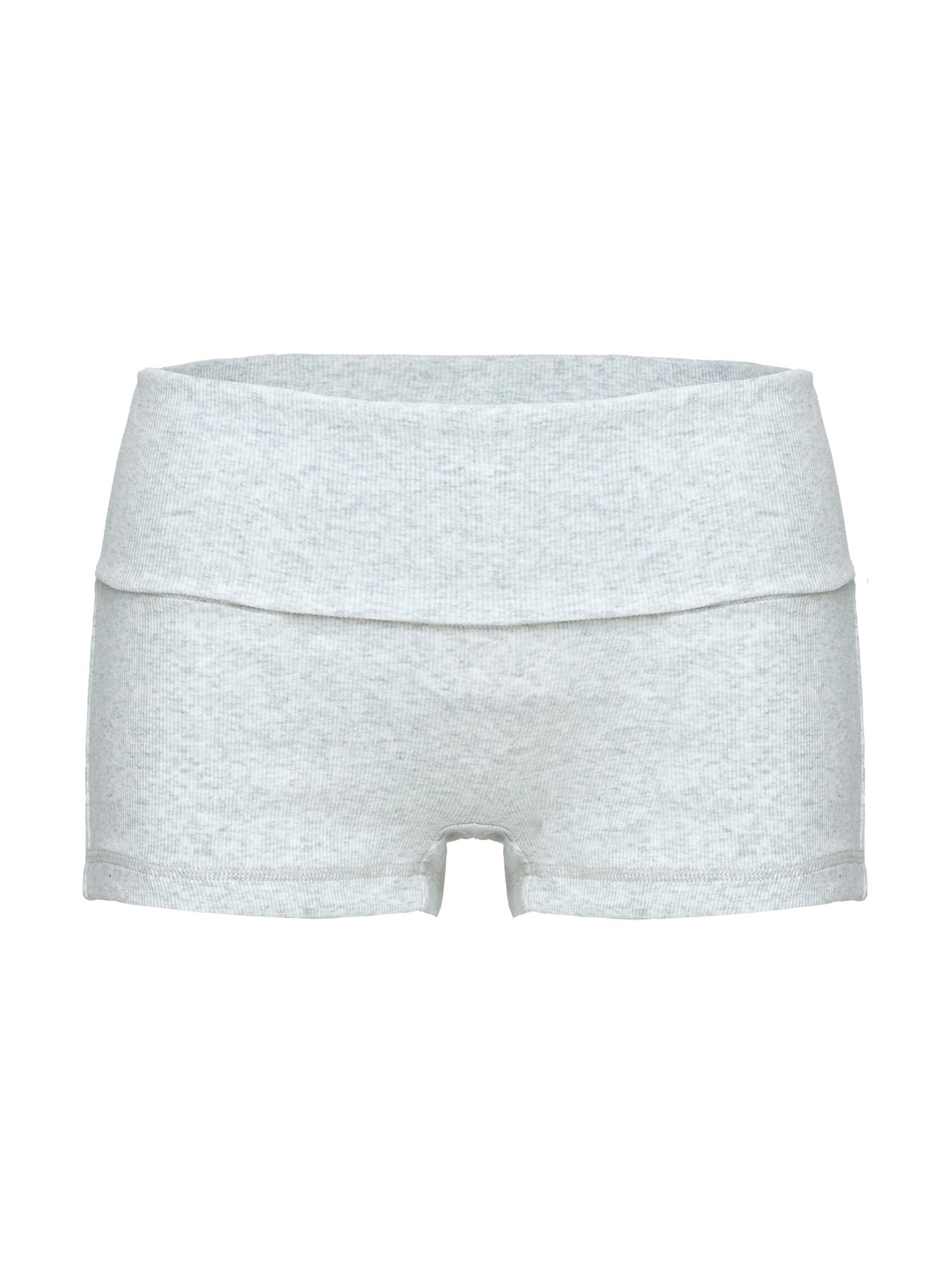 Baseline Low Rise Rib Shorts Grey Marle - Image 15