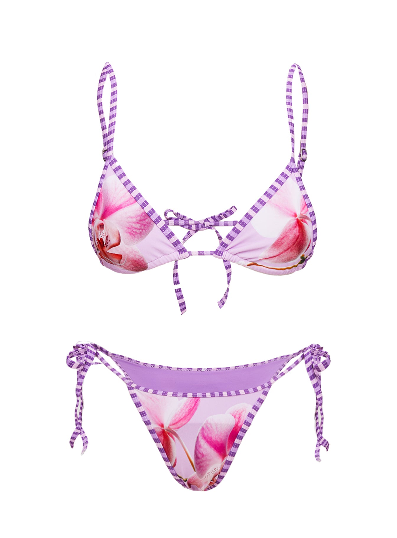 Blaylock Triangle Bikini Top Pink Orchid - Image 5