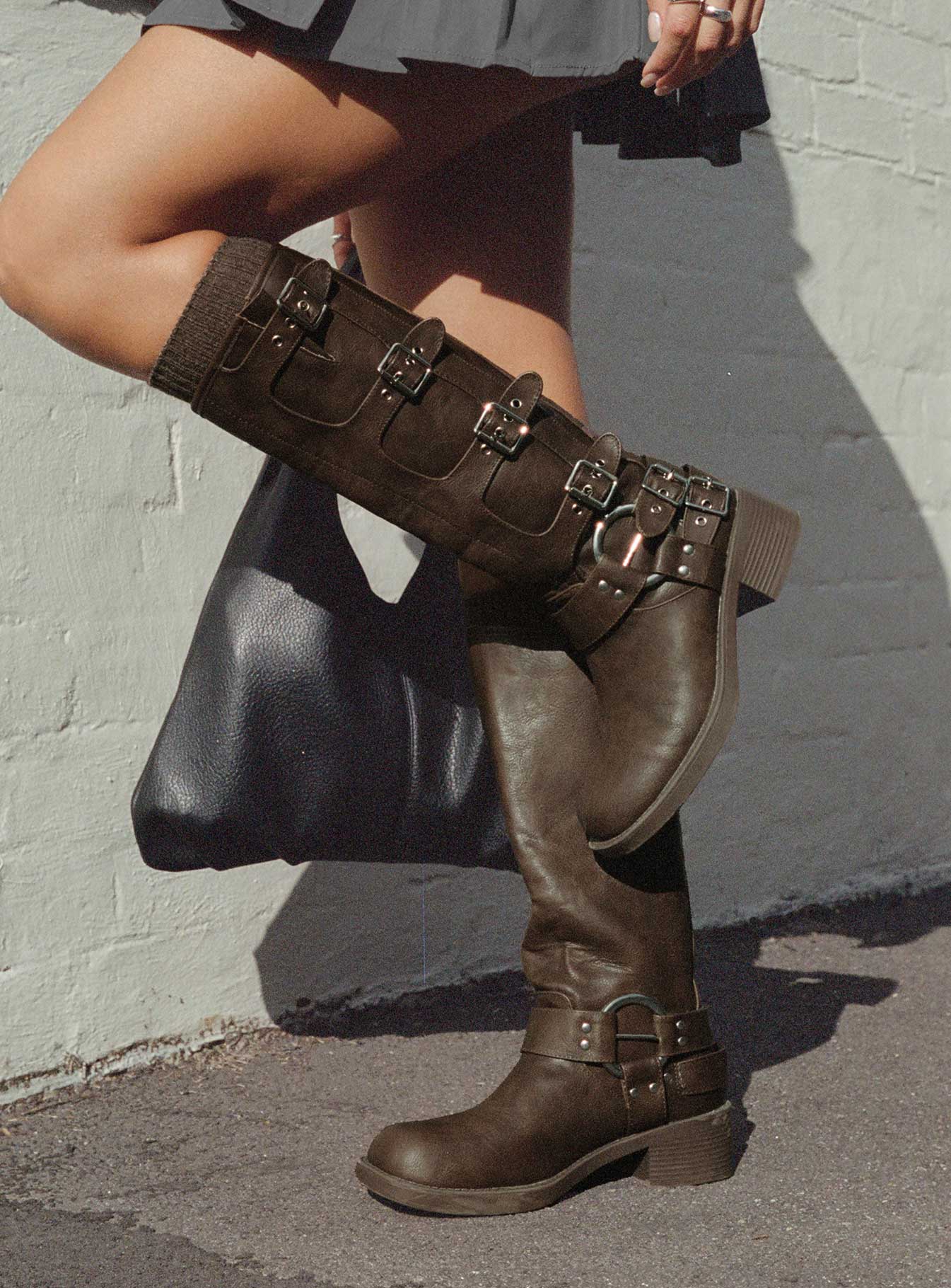 Buckle Down Boots Brown - Image 7