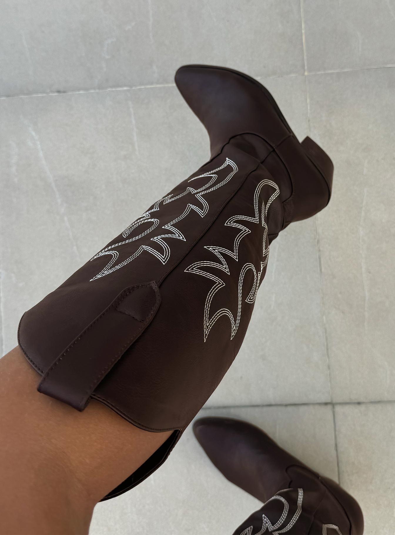 Billini Urson Boots Chocolate / White - Image 9