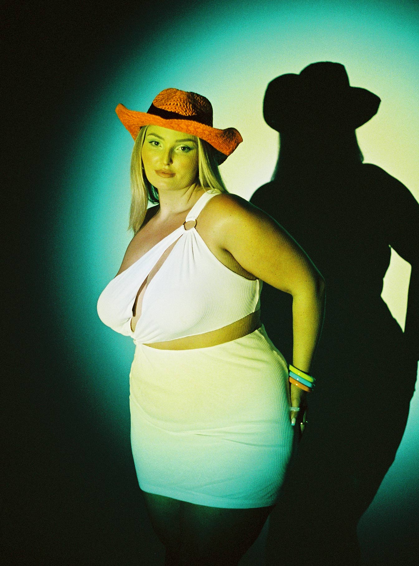 Greater Power Mini Dress White Curve