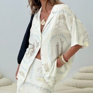 Caraliia Shirt Cream