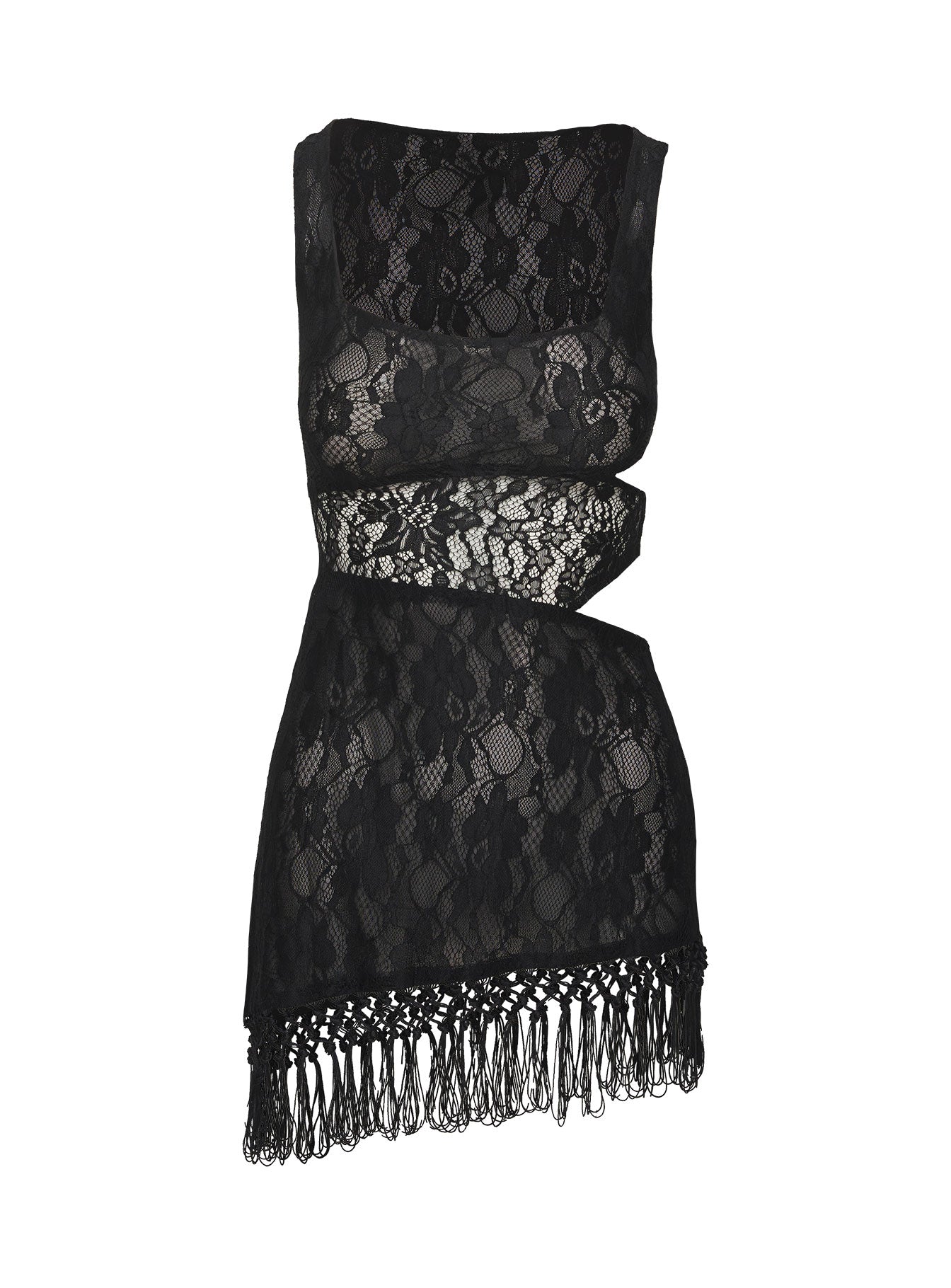 Dakarie Lace Mini Dress Black - Image 5