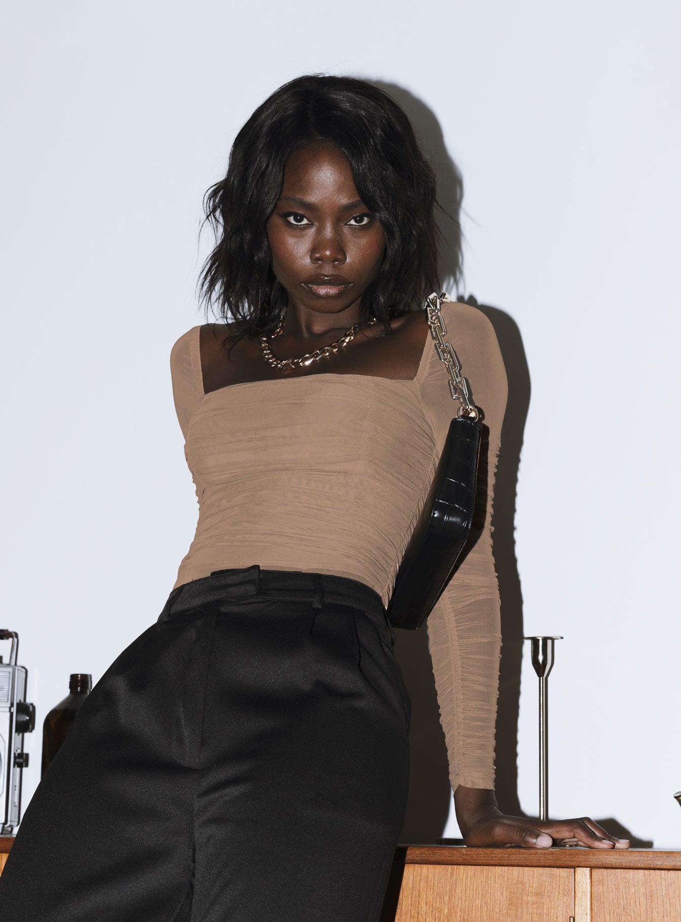 Delany Bodysuit Beige - Image 9