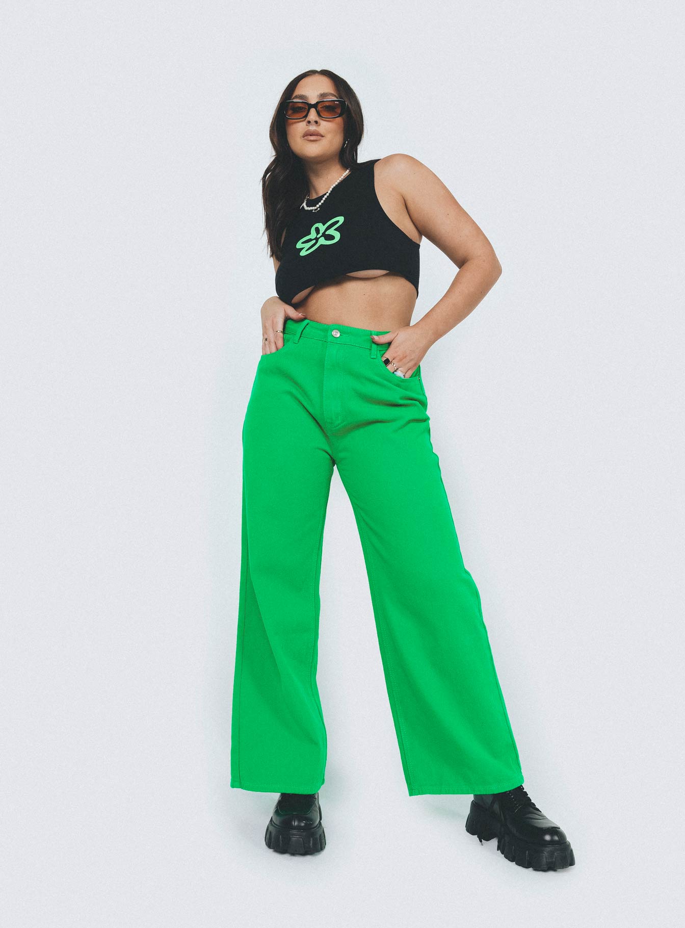Denver Denim Jeans Green - Image 6
