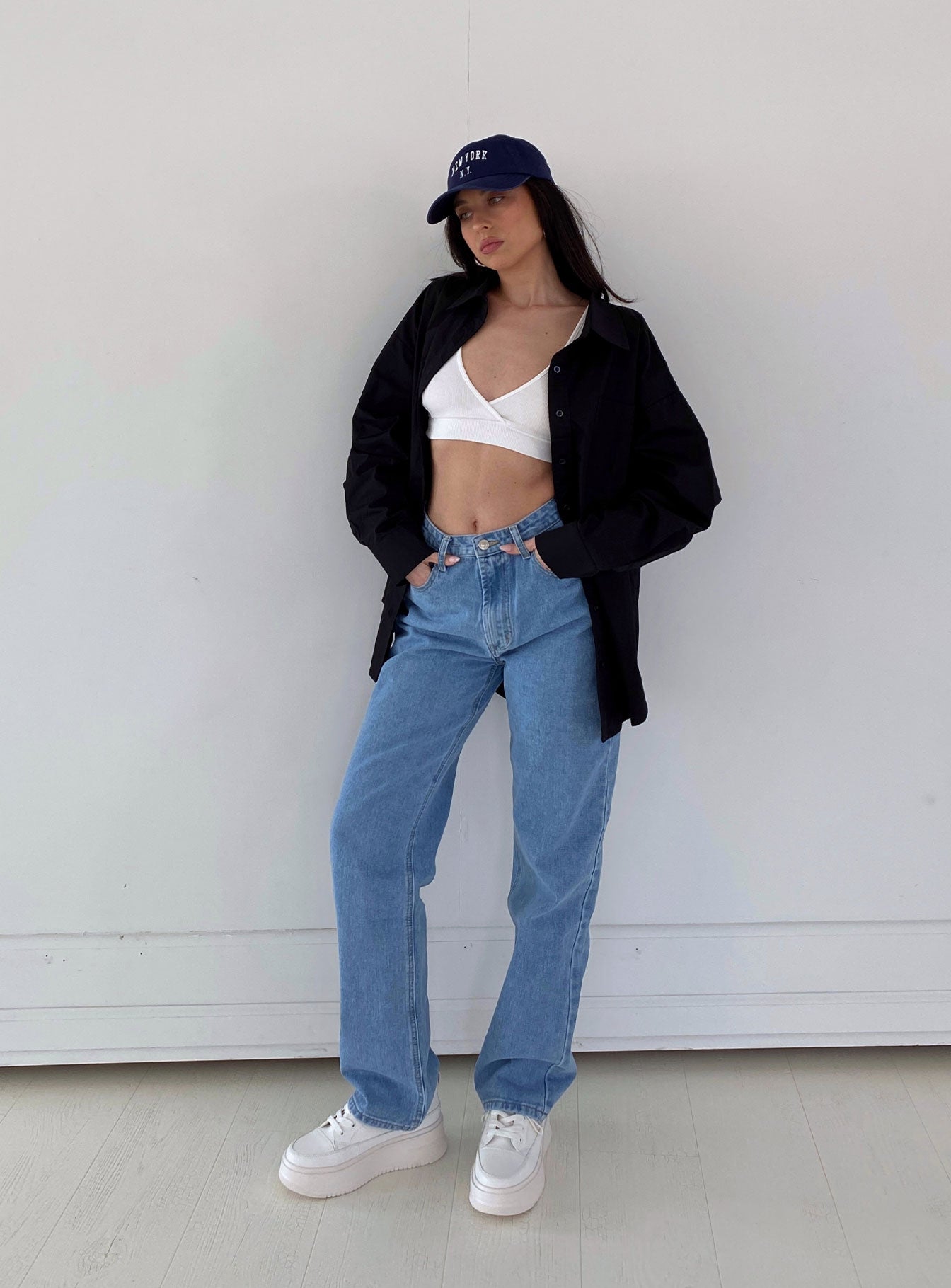 Eugene Straight Leg Denim Jeans - Image 6