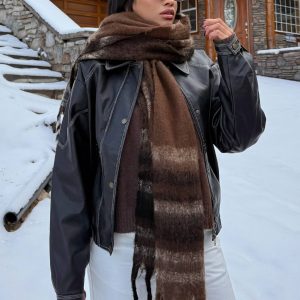 Eunoia Scarf Beige / Brown