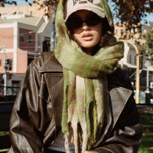 Eunoia Scarf Green / Brown