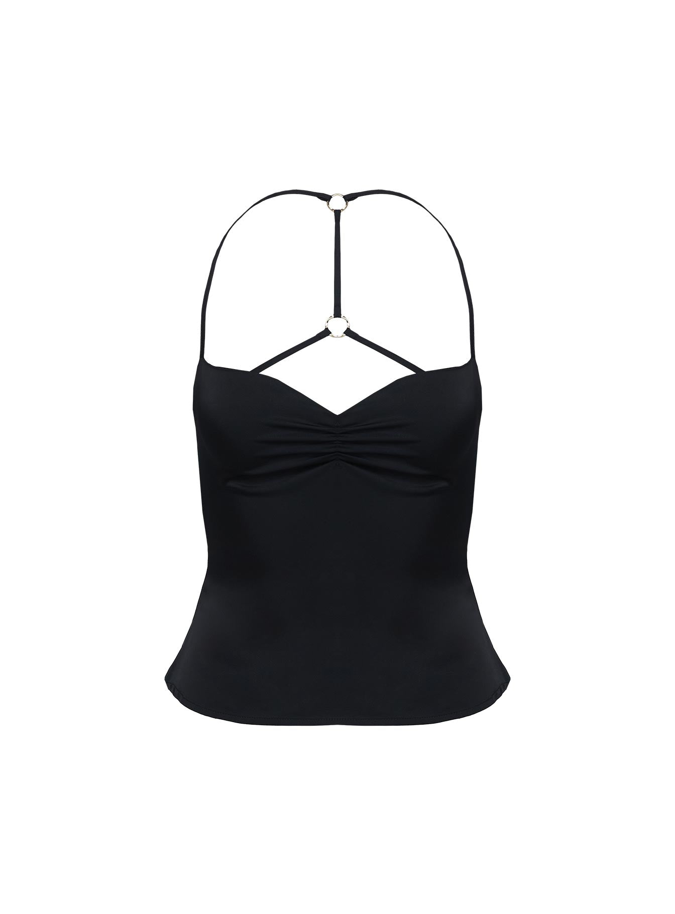 Floresta Razor Back Halter Top Black - Image 6