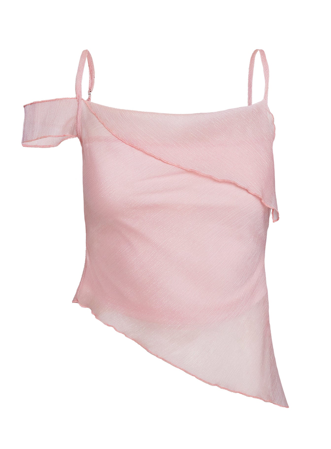 Fresh Air Asymmetrical Top Pink - Image 5