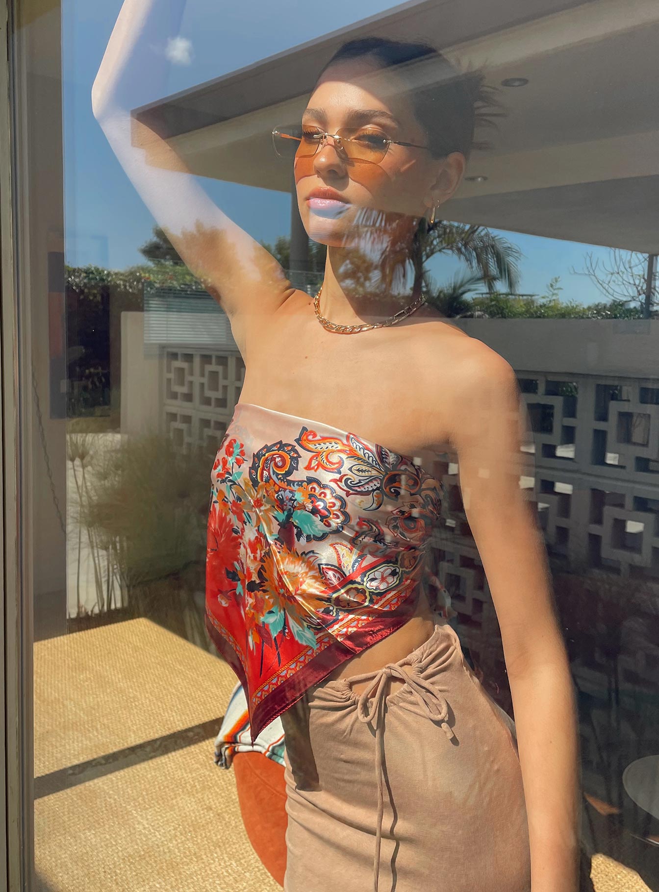 Sasha Sunglasses Brown - Image 7