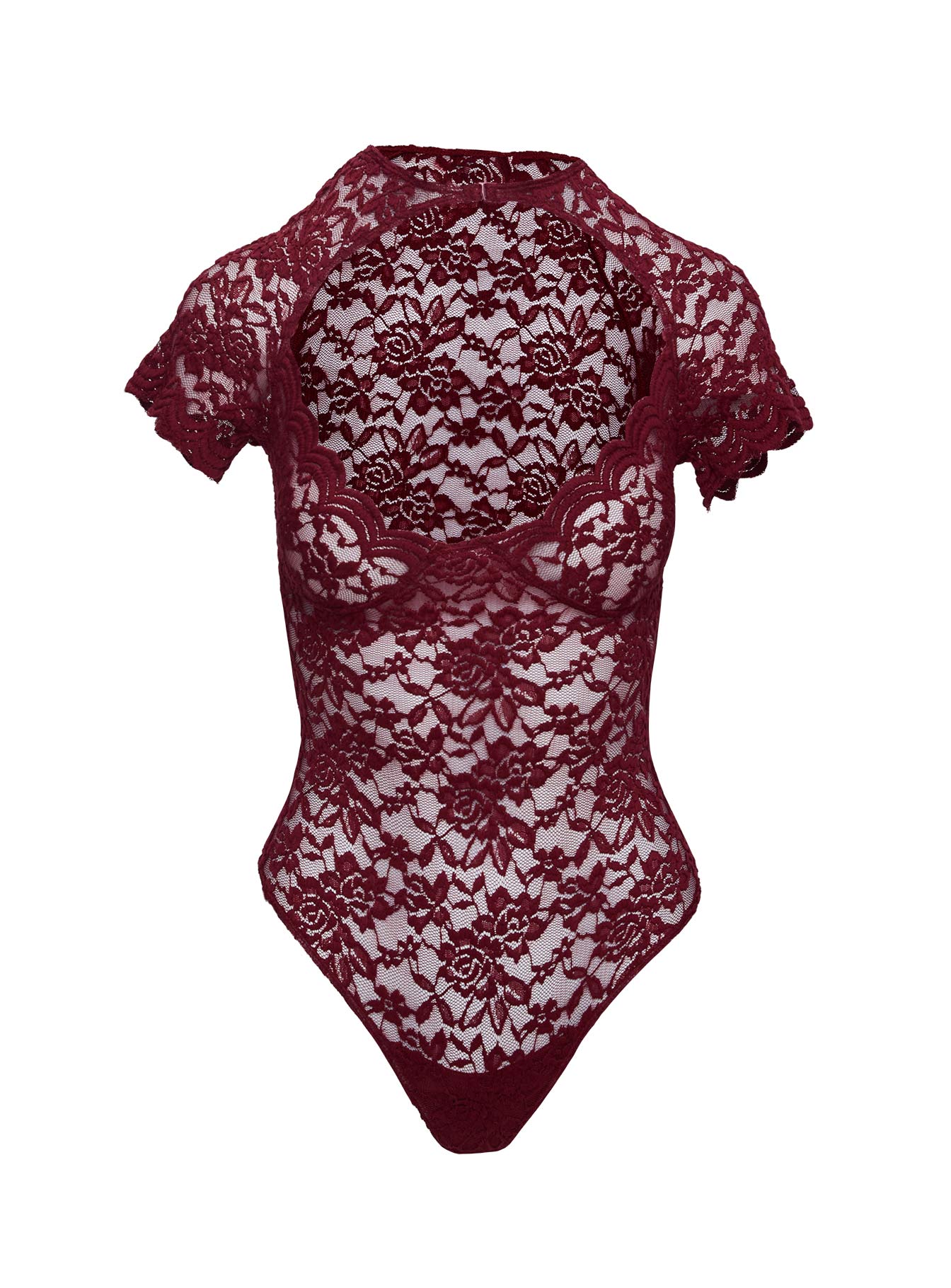 Giallo Bodysuit Burgundy - Image 7