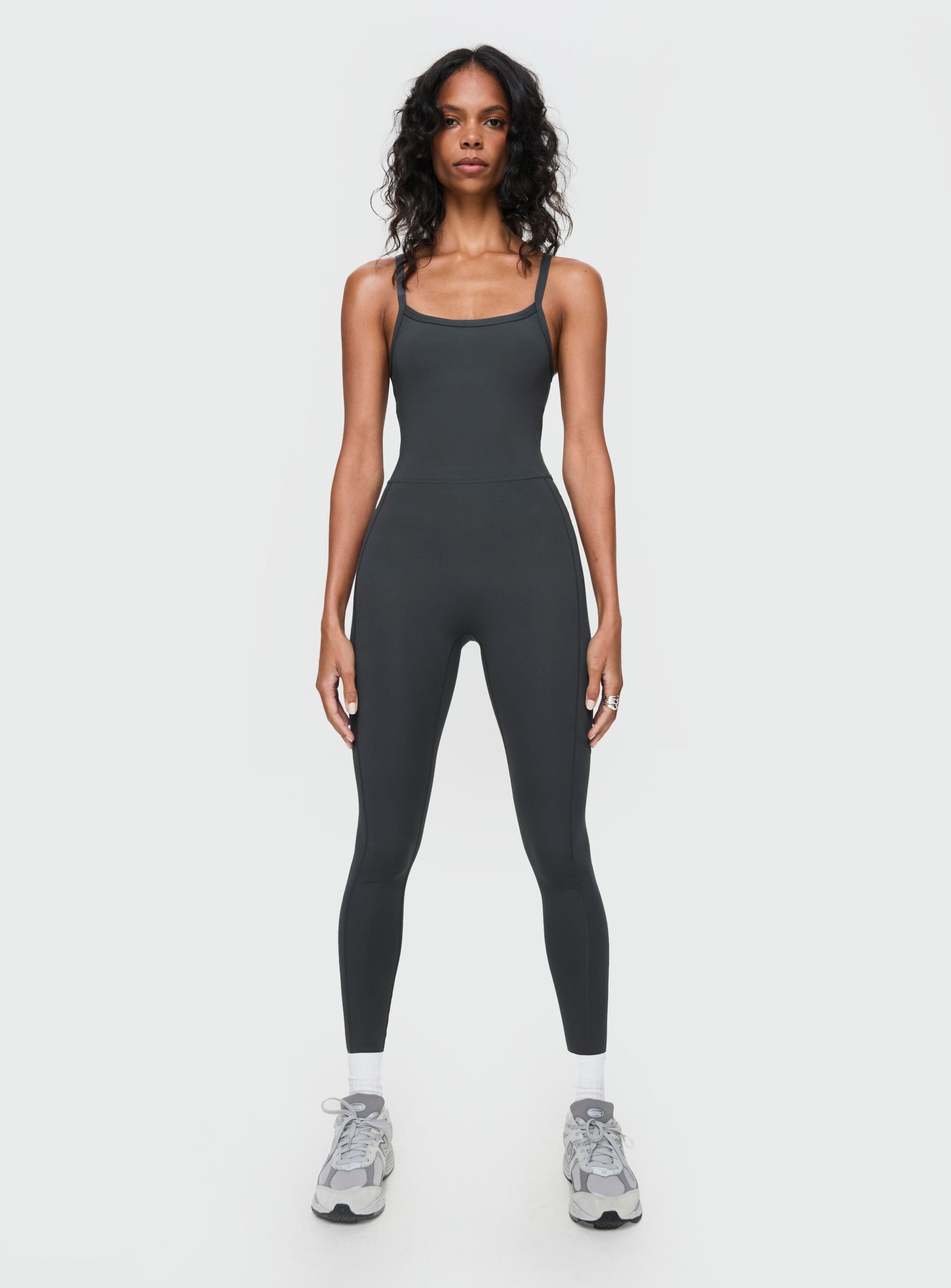 Go Getter Activewear Jumpsuit Grey - Image 5