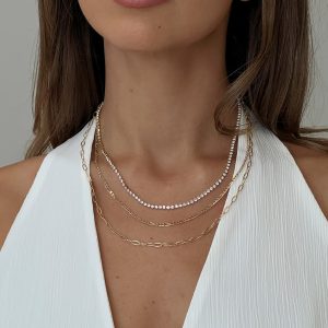 Gleaming Necklace Gold