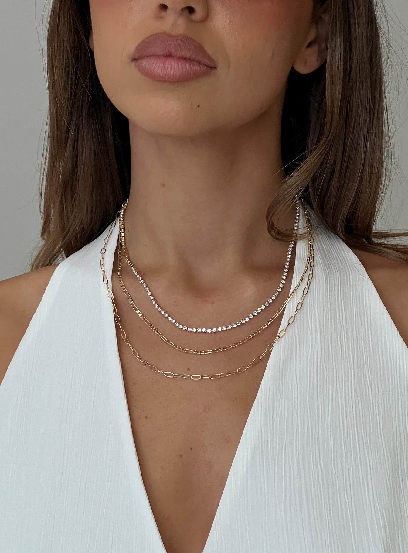 Gleaming Necklace Gold