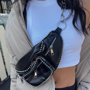 Hawker Crossbody Belt Bag Black