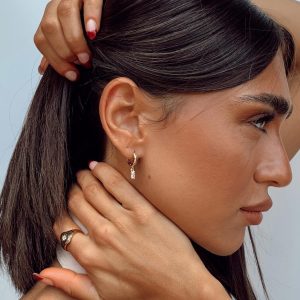 Hush Hush Gold Plated Earrings