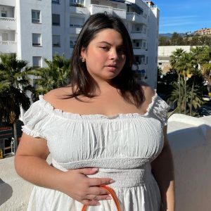 The Love Galore Romper White Curve