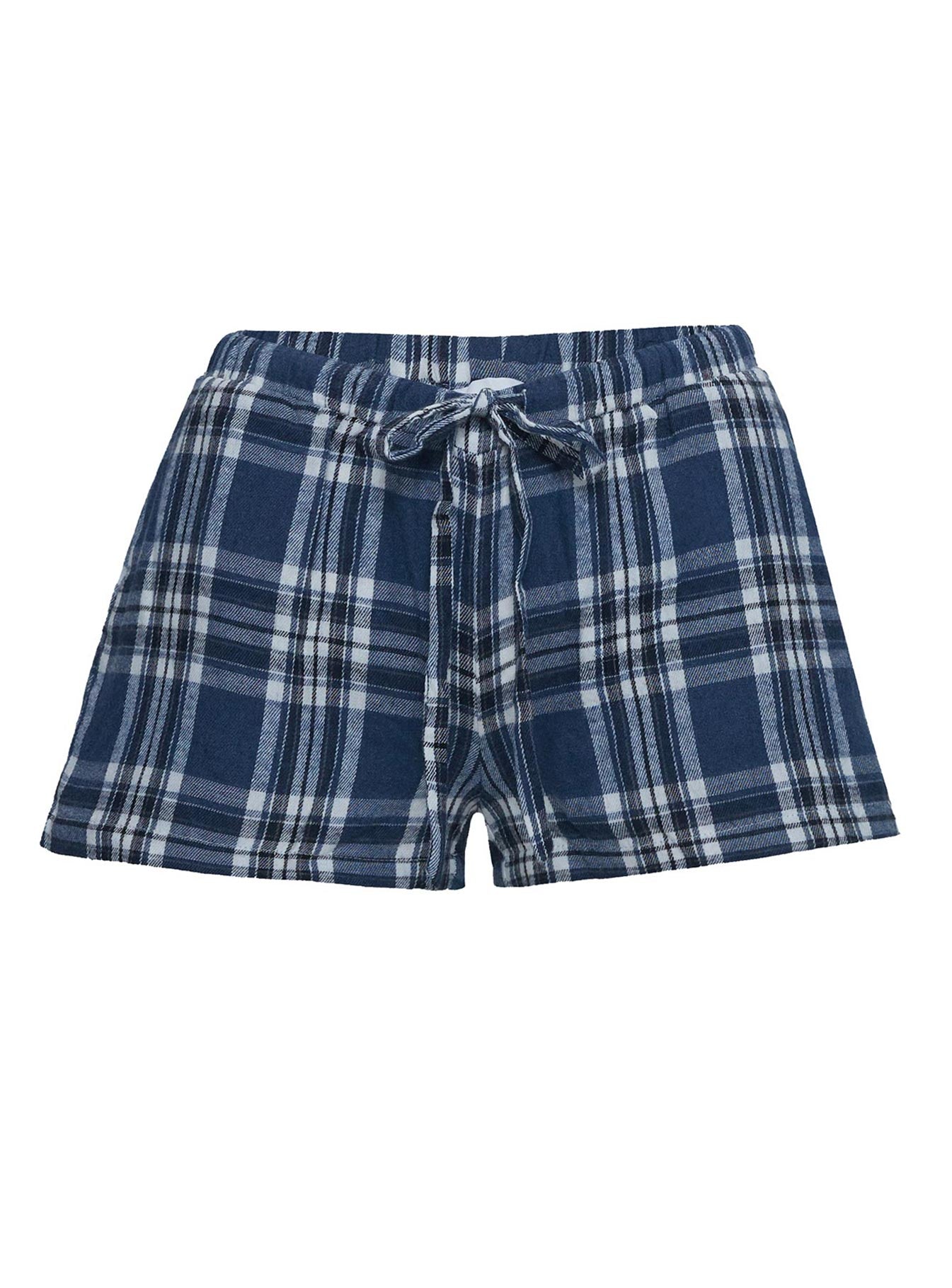 In The Morning Sleep Short Blue Check - Image 5