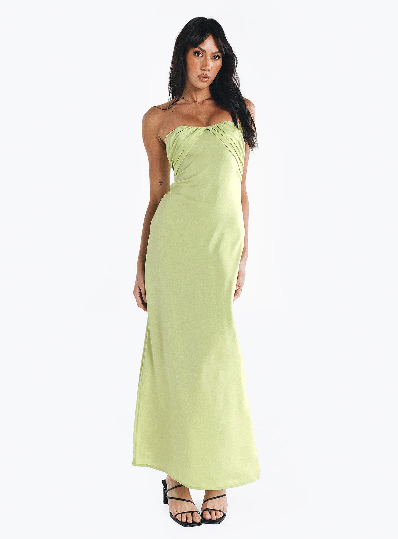 Irena Strapless Maxi Green - Image 7
