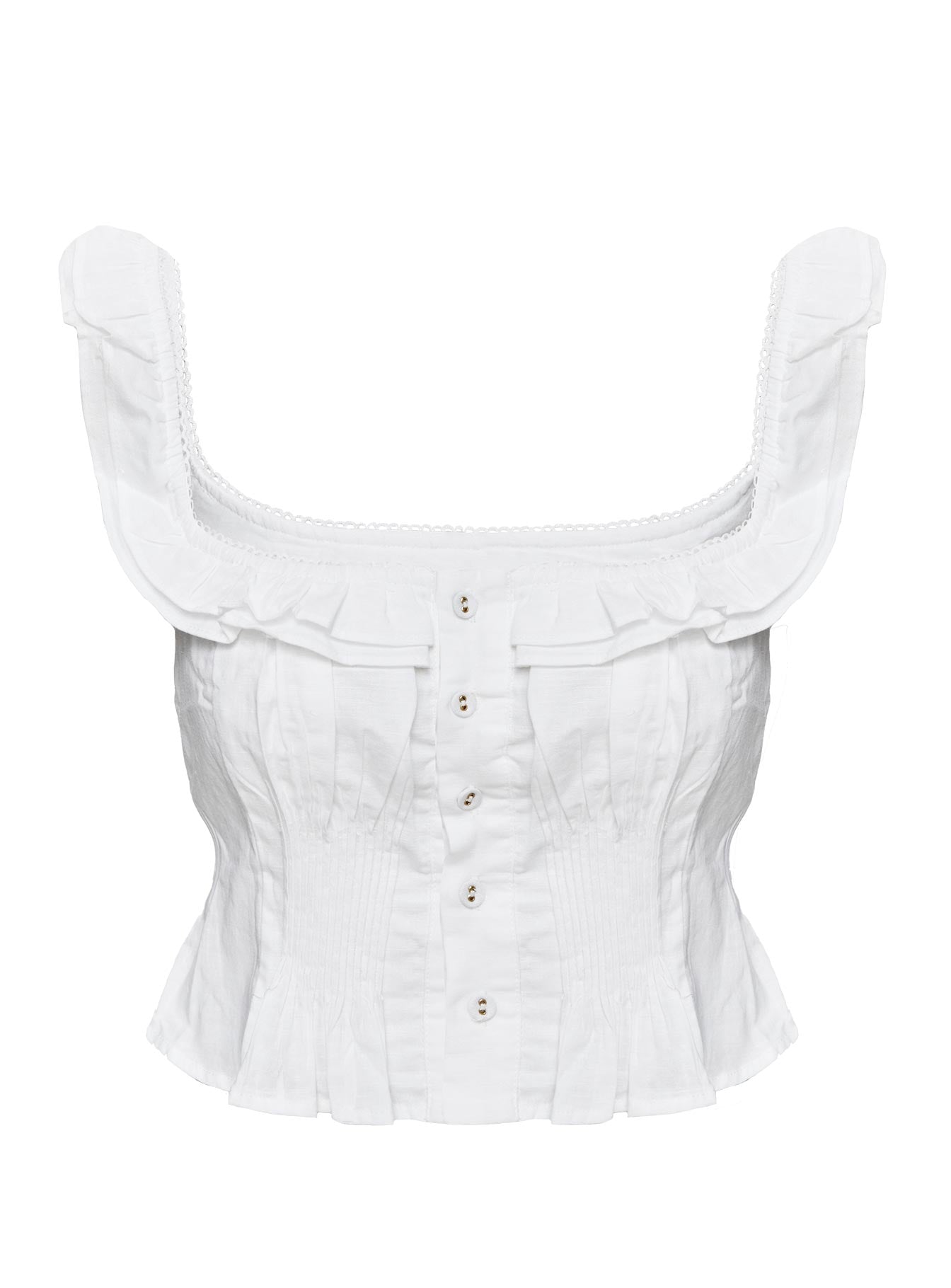 Isadoria Frill Top White - Image 6
