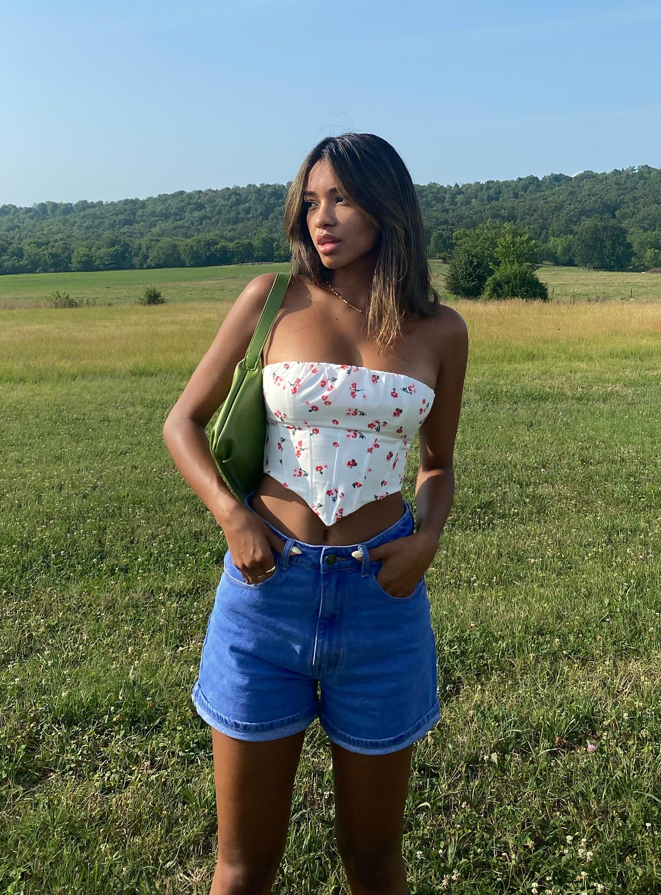 The Swalla Shorts Blue Denim - Image 11