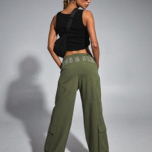 Jagger & Stone Christina Cargo Pants Khaki