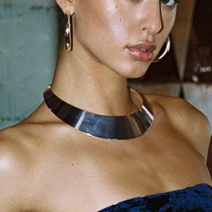 Karta Neck Cuff Silver