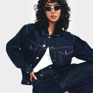 Kaleena Dark Wash Denim Jacket