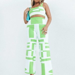 Kyla Set White / Green