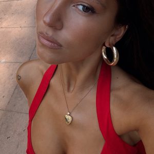 Lock It Up Gold Plated Necklace Gold