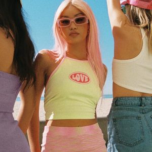 Love Me Harder Top Green