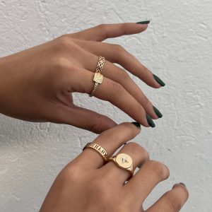 Love Parade Ring Set Gold