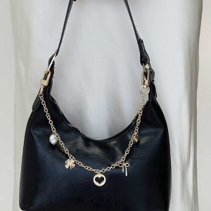 Lucky Charm Bag Charm Gold