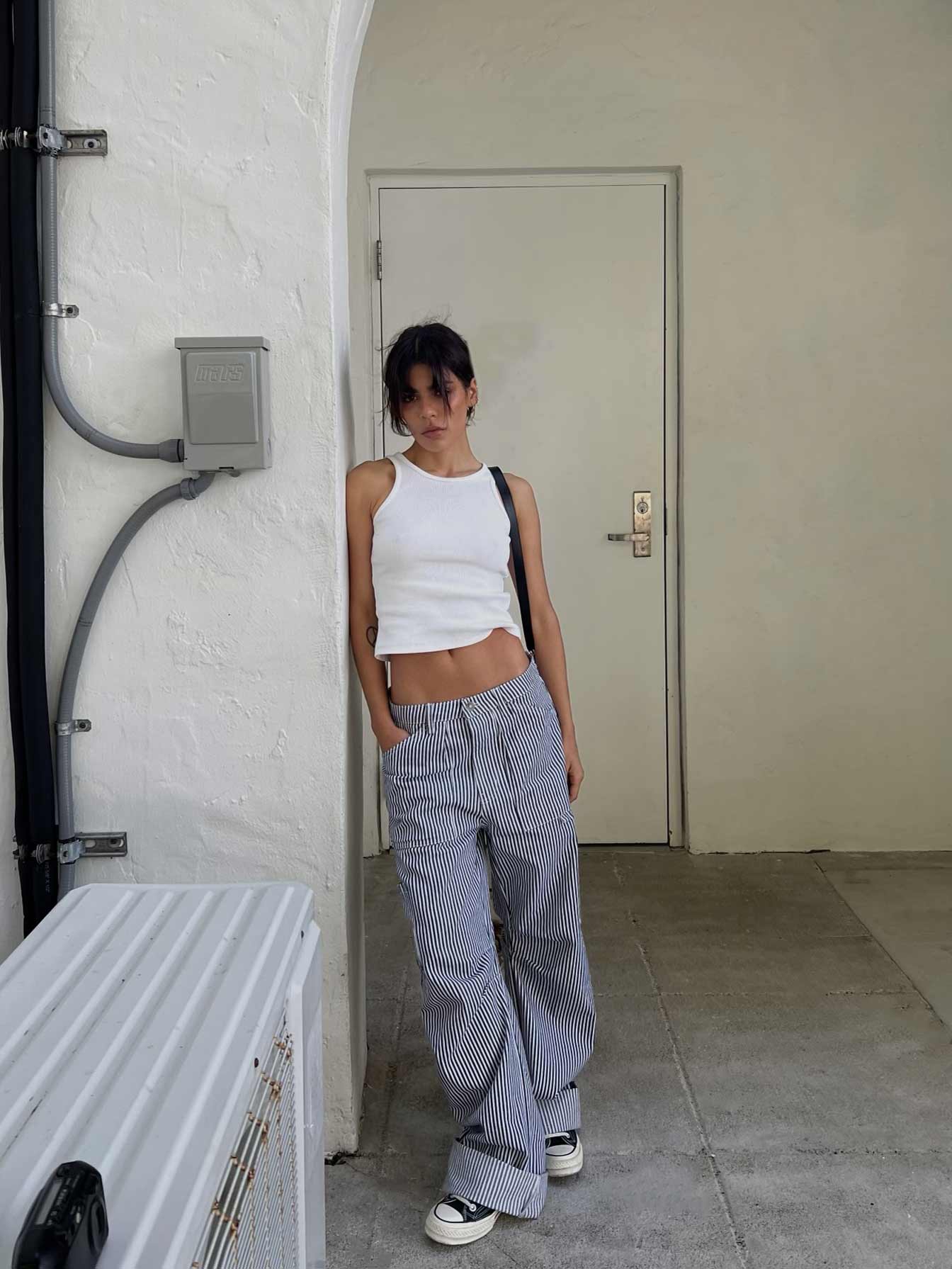 Miami Vice Pants Navy Pinstripe - Image 8